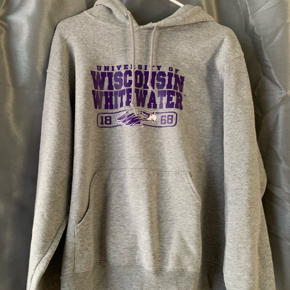 UW-Whitewater Jerzees Hoodie Medium